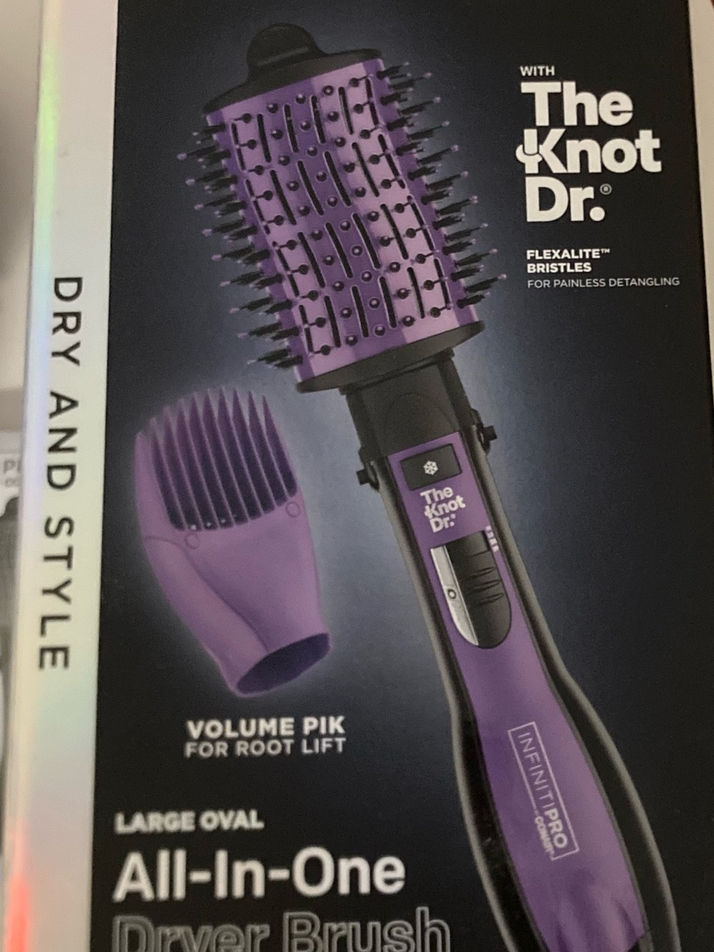 All-In-One Dryer Brush - Purple